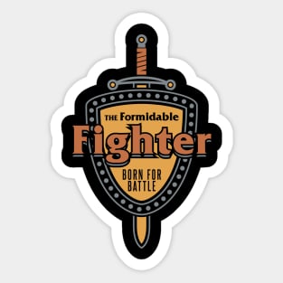 Dungeons & Dragons Fighter Class Sticker